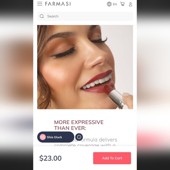 Farmasi Matte Lipstick - Rich Mauve - Picture 5 of 5